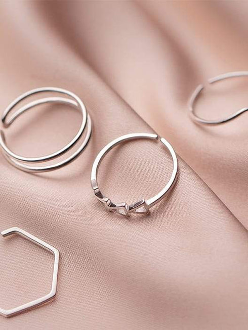 Set inele din argint Claudia